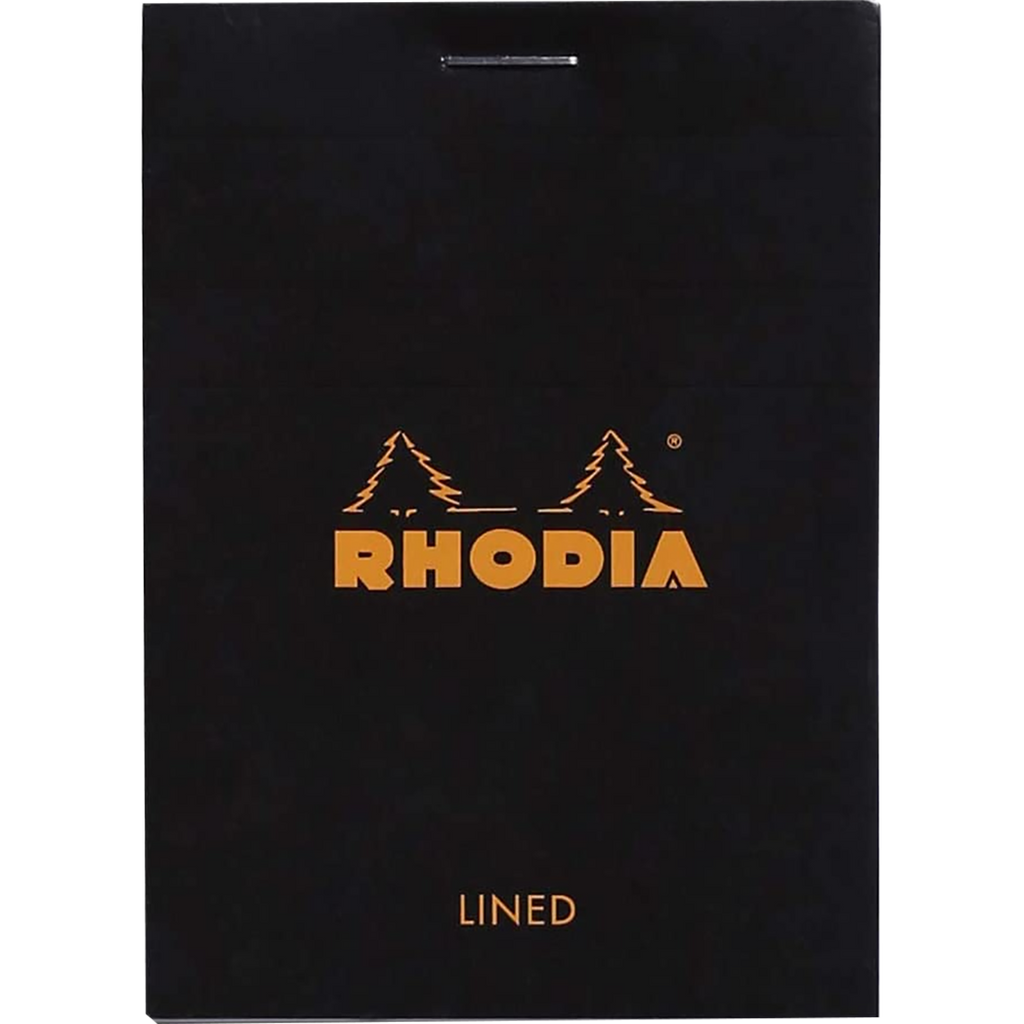 Rhodia Notepads Black Lined 80S 3X4-Pen Boutique Ltd