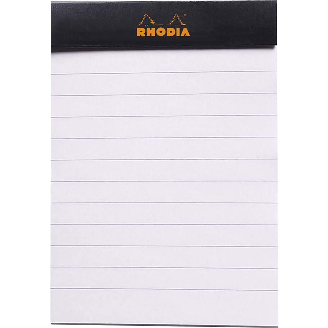 Rhodia Notepads Black Lined 80S 3X4-Pen Boutique Ltd