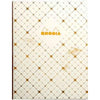 Rhodia Heritage Sewn Spine A5 Notebook 6" x 8.25" - Checkered Graph