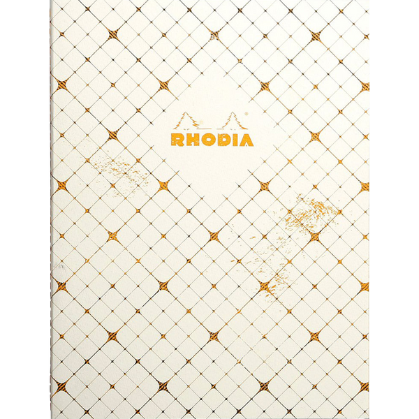 Rhodia Heritage Book Block Notebook - Checkered Lined - Limited Edition (9.75" x 7.5")-Pen Boutique Ltd