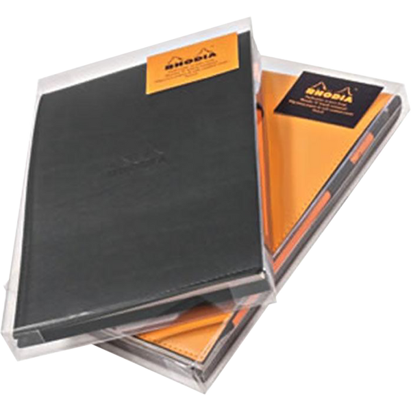 Rhodia "R" Notepad Gift Set Orange w/lined pad 6 x 8 ¾-Pen Boutique Ltd
