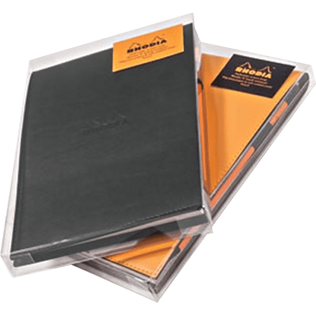 Rhodia "R" Notepad Gift Set Orange w/blank pad 6 x 8 ¾ - Pen Boutique Ltd