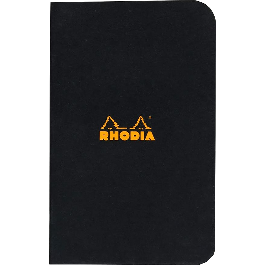 Rhodia Staplebound Graph Notebook 3 X 4 3/4-Black-Pen Boutique Ltd