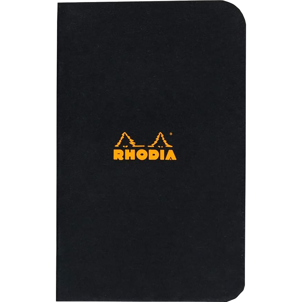 Rhodia Staplebound Graph Notebook 3 X 4 3/4-Black-Pen Boutique Ltd
