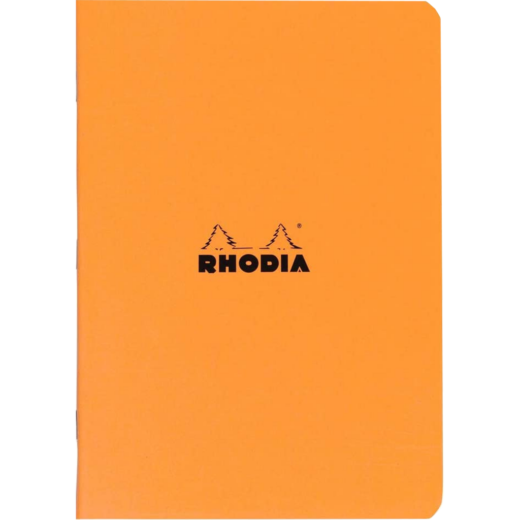 Rhodia Staplebound Notebook - Orange - Lined-Pen Boutique Ltd
