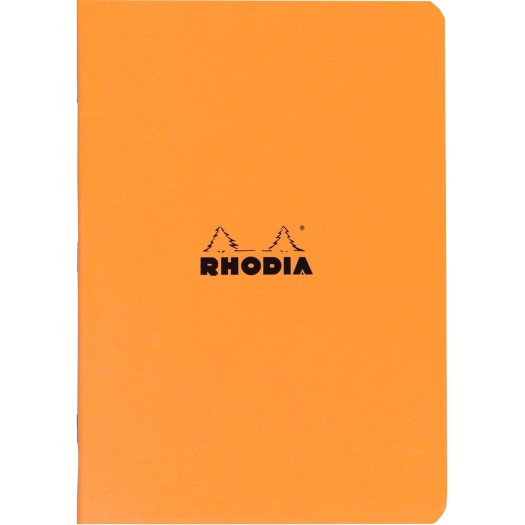 Rhodia Staplebound Notebook - Orange - Lined-Pen Boutique Ltd