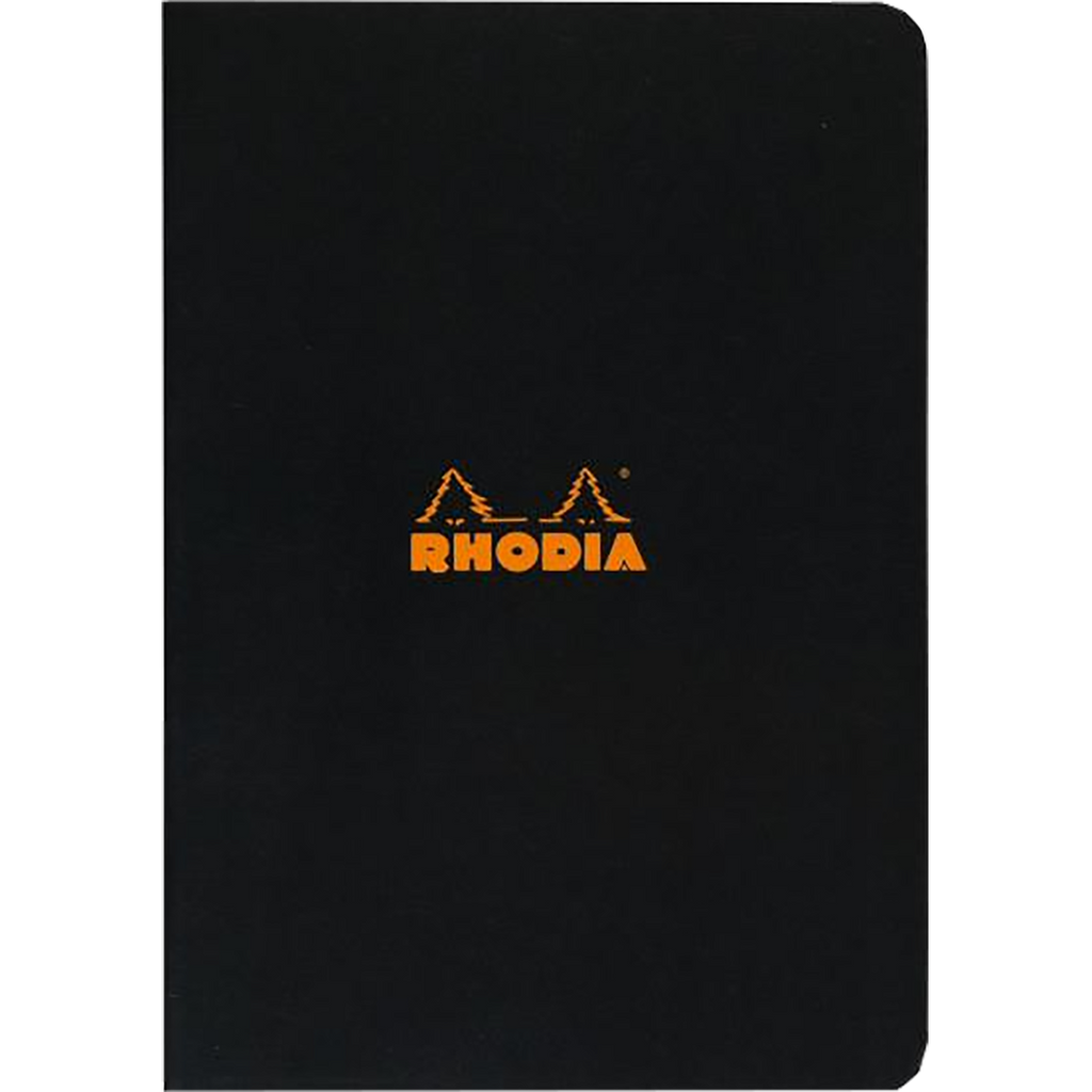 Rhodia Staplebound Lined Notebook 8 1/4 X 11 3/4-Black-Pen Boutique Ltd