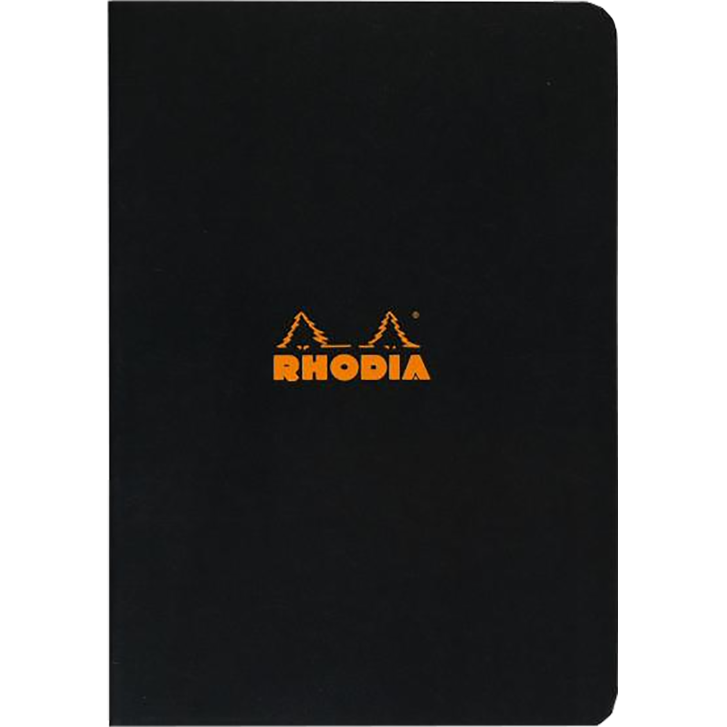 Rhodia Staplebound Lined Notebook 8 1/4 X 11 3/4-Black-Pen Boutique Ltd