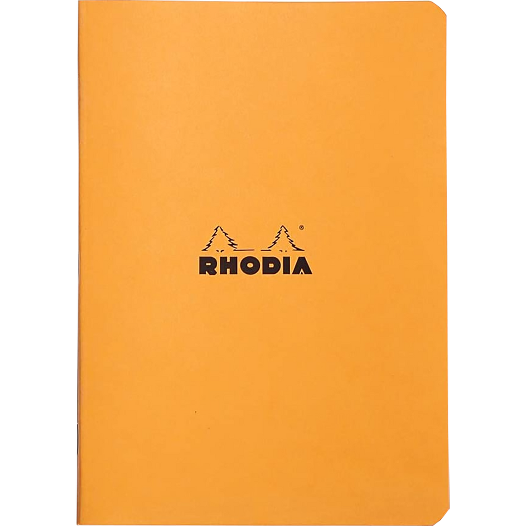 Rhodia Staplebound Lined Notebook 6 X8 1/4-Orange-Pen Boutique Ltd