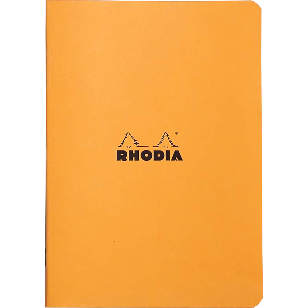 Rhodia Staplebound Lined Notebook 6 X8 1/4-Orange-Pen Boutique Ltd