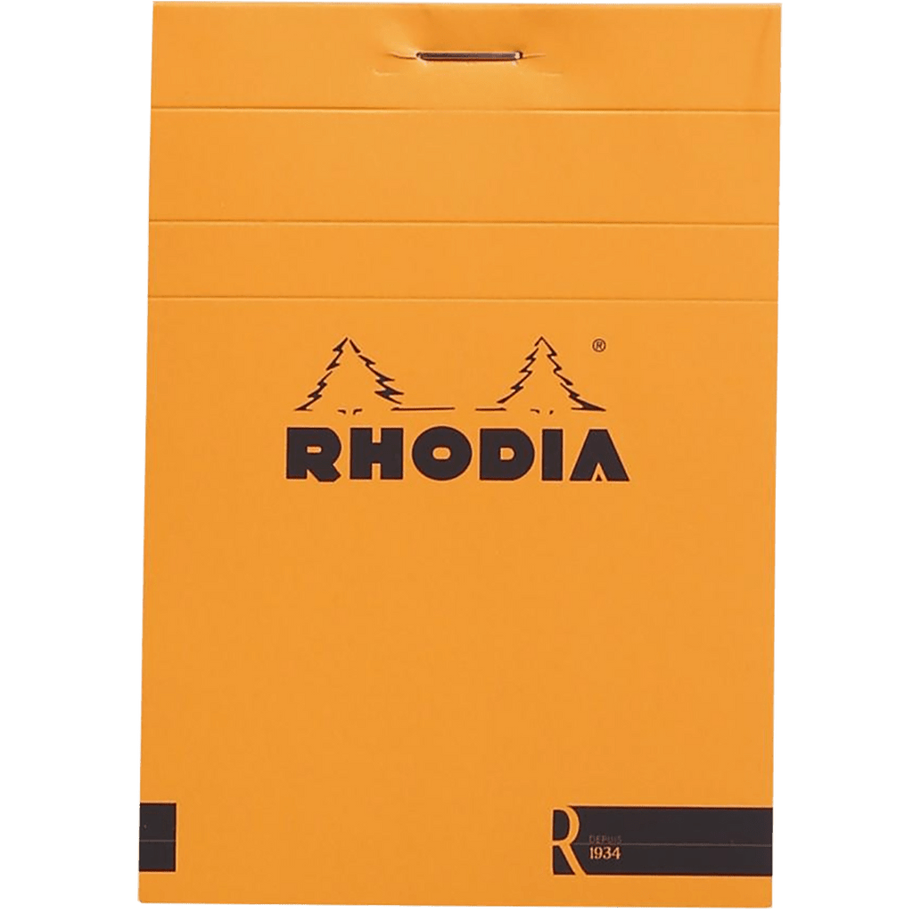 Rhodia Premium R Notepads - Orange - Blank - Pen Boutique Ltd