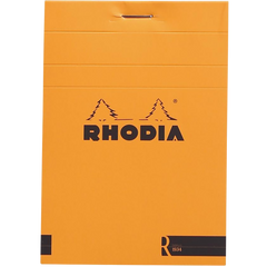 Rhodia Premium R Notepads - Orange - Blank-Pen Boutique Ltd