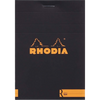 Rhodia Premium R Notepads - Black - Blank-Pen Boutique Ltd