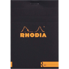 Rhodia Premium R Notepads - Black - Lined-Pen Boutique Ltd