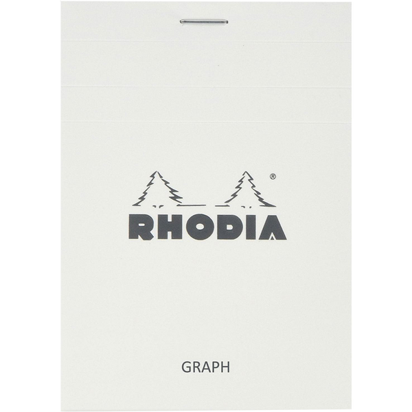 Rhodia Ice Staplebound Notepad - Graph 3-3/8" X 4-3/4-Pen Boutique Ltd