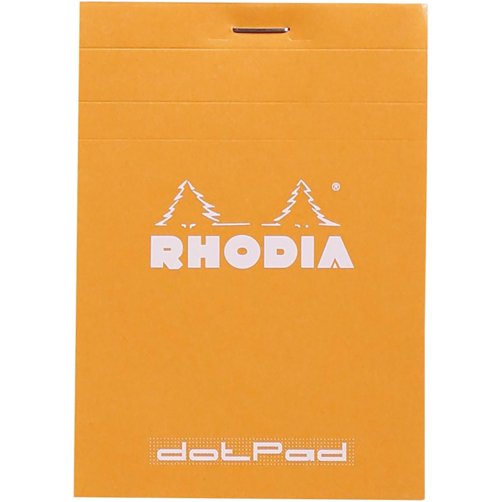 Rhodia N° 12 Pad - Orange - Dot Grid Ruling-Pen Boutique Ltd