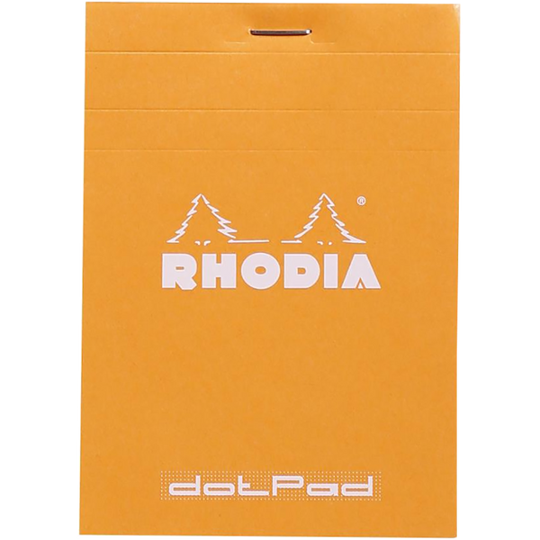 Rhodia N° 12 Pad - Orange - Dot Grid Ruling-Pen Boutique Ltd