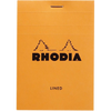 Rhodia N° 12 Pad - Orange - Lined Ruling-Pen Boutique Ltd