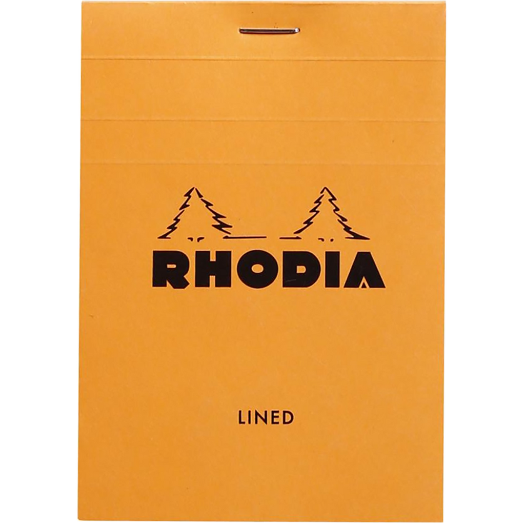 Rhodia N° 12 Pad - Orange - Lined Ruling-Pen Boutique Ltd