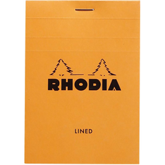 Rhodia N° 12 Pad - Orange - Lined Ruling-Pen Boutique Ltd