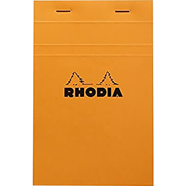 Rhodia Notepads Graph Orange 80S 4-3/8X6-3/8-Pen Boutique Ltd