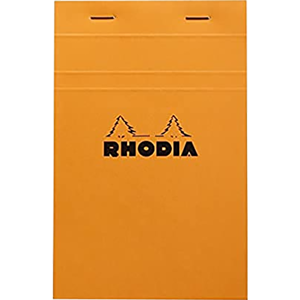 Rhodia Notepads Graph Orange 80S 4-3/8X6-3/8-Pen Boutique Ltd