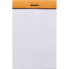 Rhodia Notepads Graph Orange 80S 4-3/8X6-3/8-Pen Boutique Ltd