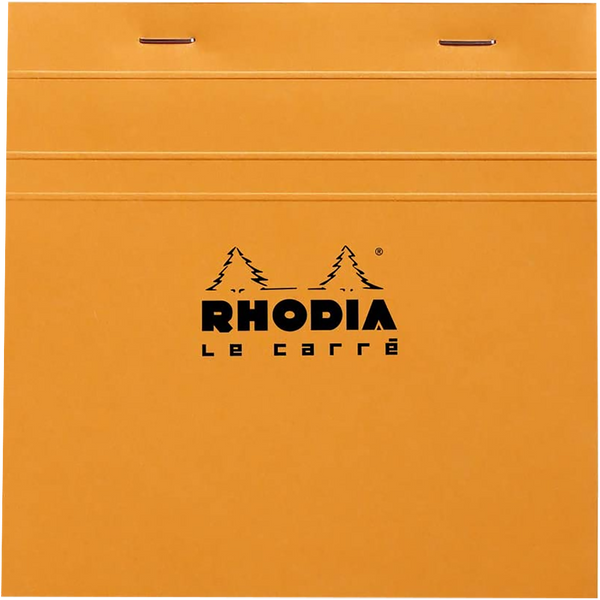 Rhodia Le Carre Square Notepads Small (5 3/4 x 5 3/4) with Orange-Pen Boutique Ltd