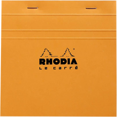 Rhodia Le Carre Square Notepads Small (5 3/4 x 5 3/4) with Orange-Pen Boutique Ltd