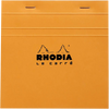 Rhodia Le Carre Square Notepads Small (5 3/4 x 5 3/4) with Orange-Pen Boutique Ltd
