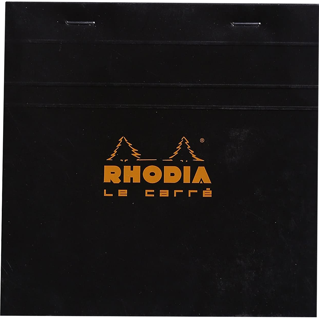Rhodia Le Carre Square Notepads Small (5 3/4 x 5 3/4) with Black-Pen Boutique Ltd
