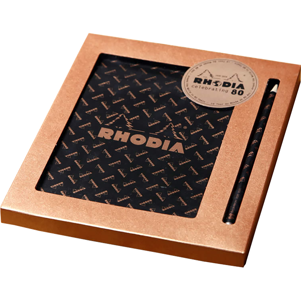 Rhodia 80th Anniversary Pad Limited Edition Boxed Gift Set-Pen Boutique Ltd