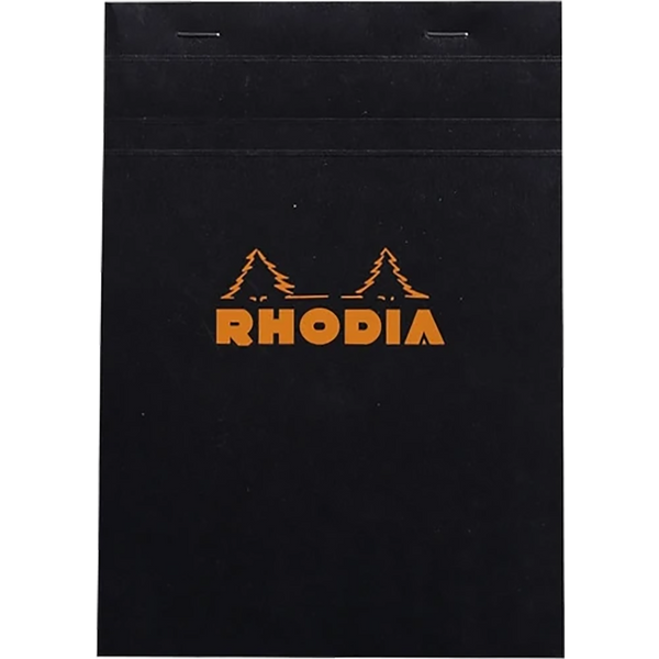 Rhodia Notepads Black Graph 80S 6 X 8-1/4-Pen Boutique Ltd