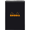 Rhodia Notepads Graph Black WB 6 X 8 1/4-Pen Boutique Ltd