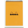 Rhodia Wirebound Graph Orange Notepads 6 x 8 1/4-Pen Boutique Ltd