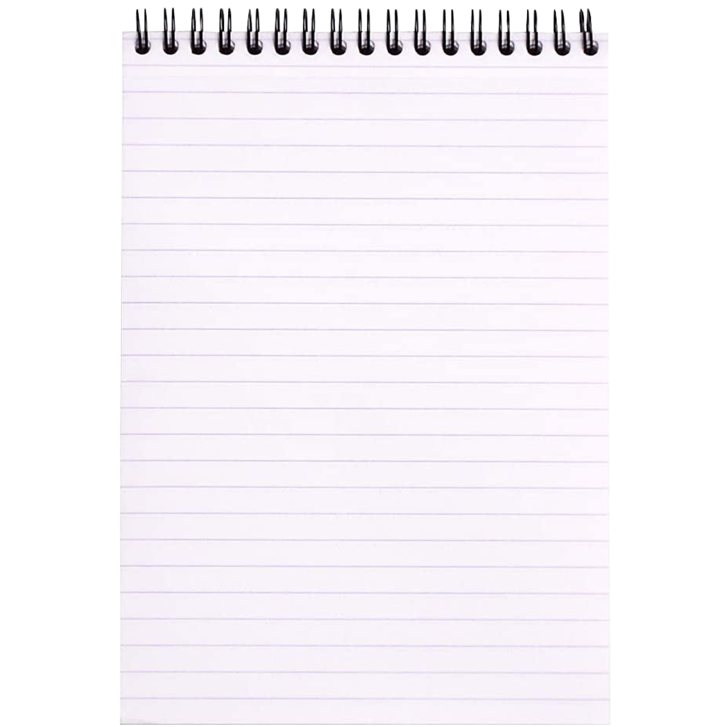 Rhodia Wirebound Lined Orange Notepads 6 x 8 1/4-Pen Boutique Ltd