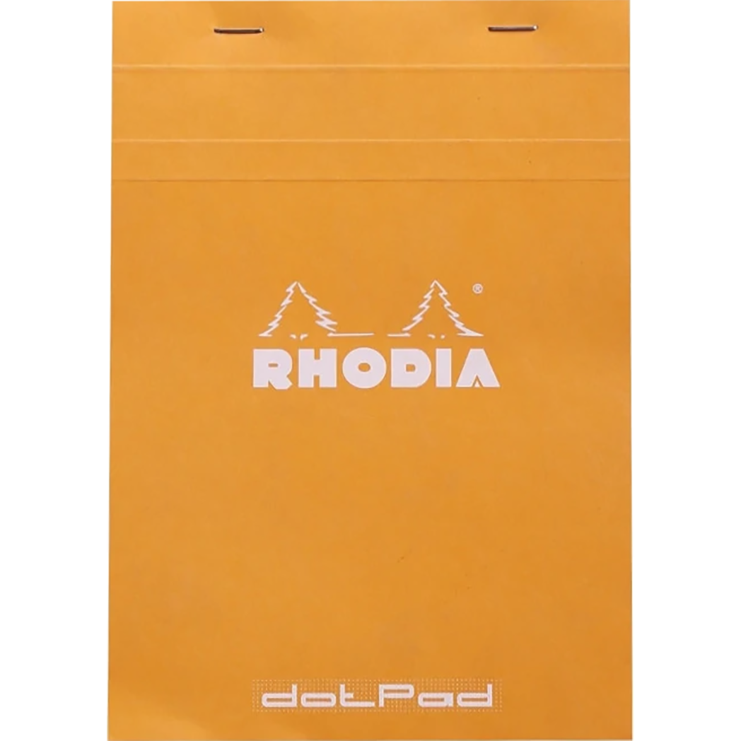 Rhodia 6X8-1/4 Dot Pad with Orange Cover-Pen Boutique Ltd