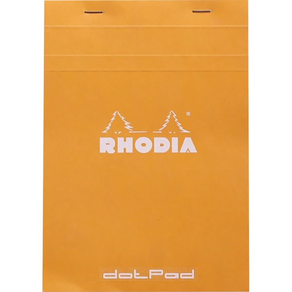 Rhodia 6X8-1/4 Dot Pad with Orange Cover-Pen Boutique Ltd
