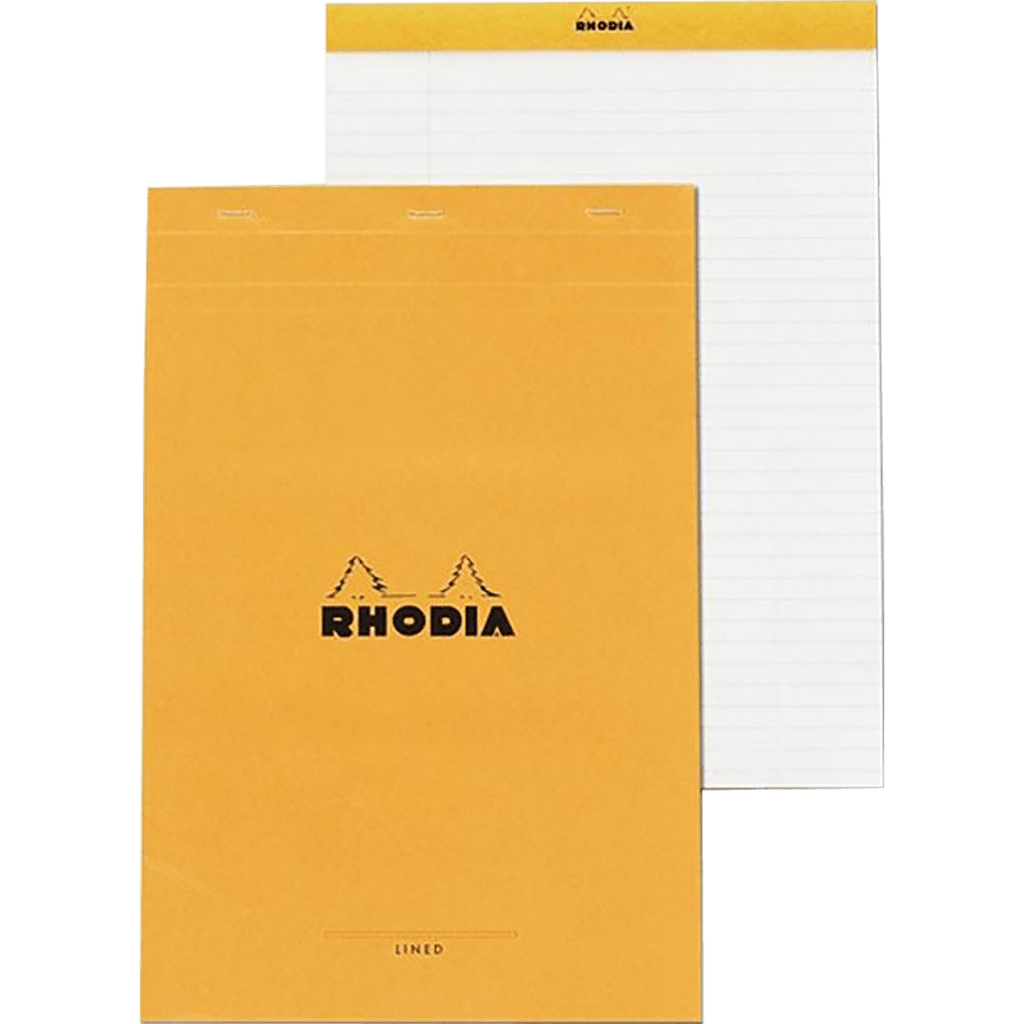Rhodia N°16 Staplebound Pad - Orange - Lined w/margin - Pen Boutique Ltd