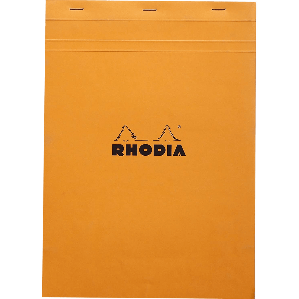 Rhodia Notepads Graph Orange 8-1/4X11-3/4 - Pen Boutique Ltd