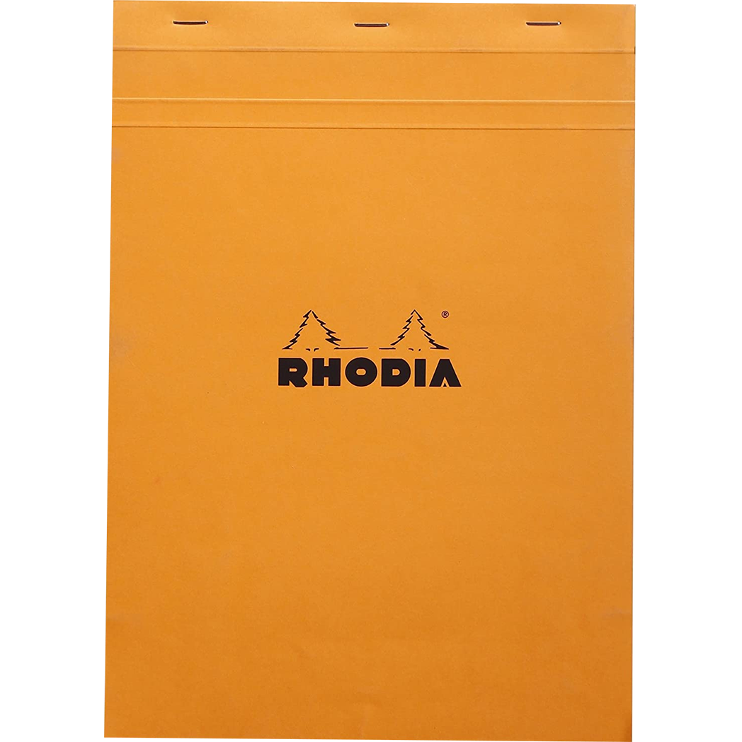 Rhodia Notepads Graph Orange 8-1/4X11-3/4-Pen Boutique Ltd