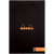 Rhodia Soft Cover Stapled Notepad Black The "R" 8-Pen Boutique Ltd