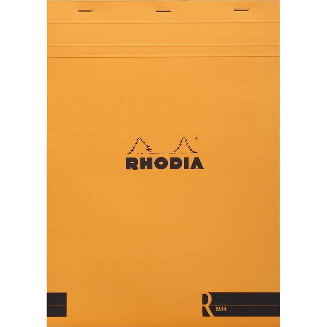 Rhodia Soft Cover Stapled Notepad Orange The "R" 8-Pen Boutique Ltd