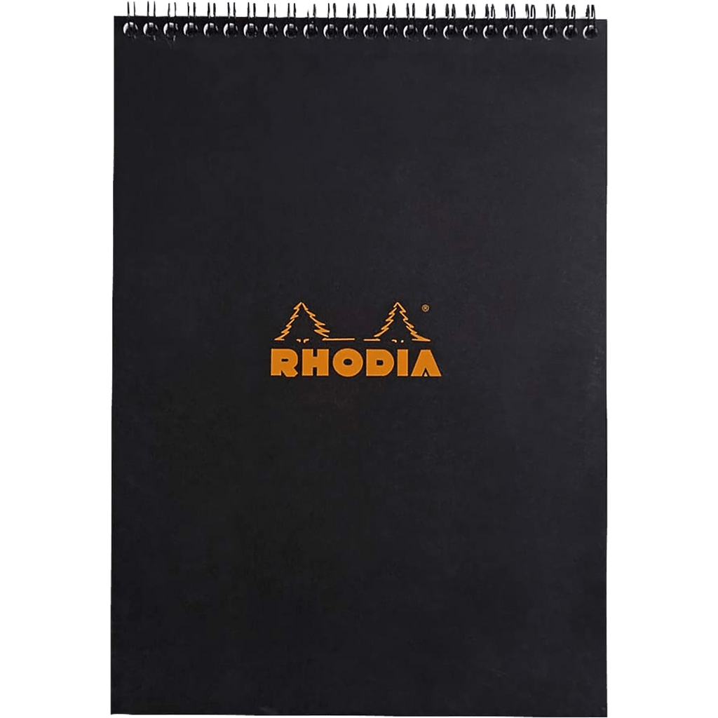 Rhodia Notepads Graph WB 8 1/4 X 12 1/2-Black - Pen Boutique Ltd