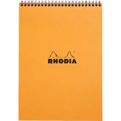 Rhodia Notepads Graph WB 8 1/4 X 12 1/2-Orange-Pen Boutique Ltd