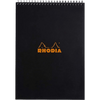 Rhodia Notepads Lined Black WB 8 1/4 X 12 1/2 - Pen Boutique Ltd