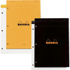 Rhodia Notepads 3 Hole Punched 80S-Black - Pen Boutique Ltd