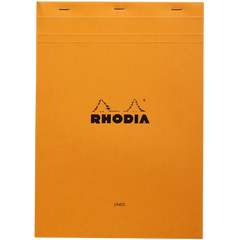 Rhodia Ruled A4 ORG 8-1/4 X 11-3/4 Notepads-Pen Boutique Ltd