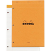 Rhodia Notepads 3 Hole Punched 80S-Orange-Pen Boutique Ltd