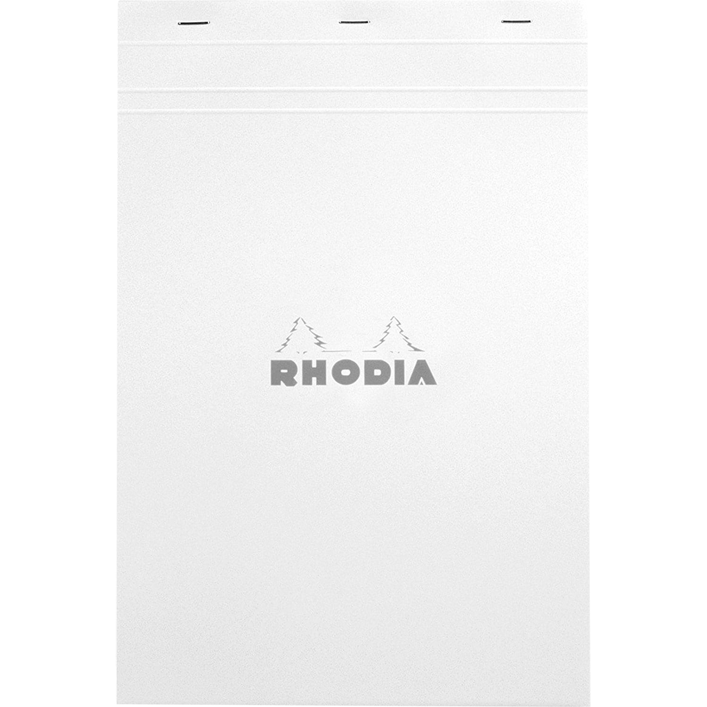 Rhodia Ice Staplebound Notepad - Lined 8-1/4" X 11-3/4"-Pen Boutique Ltd